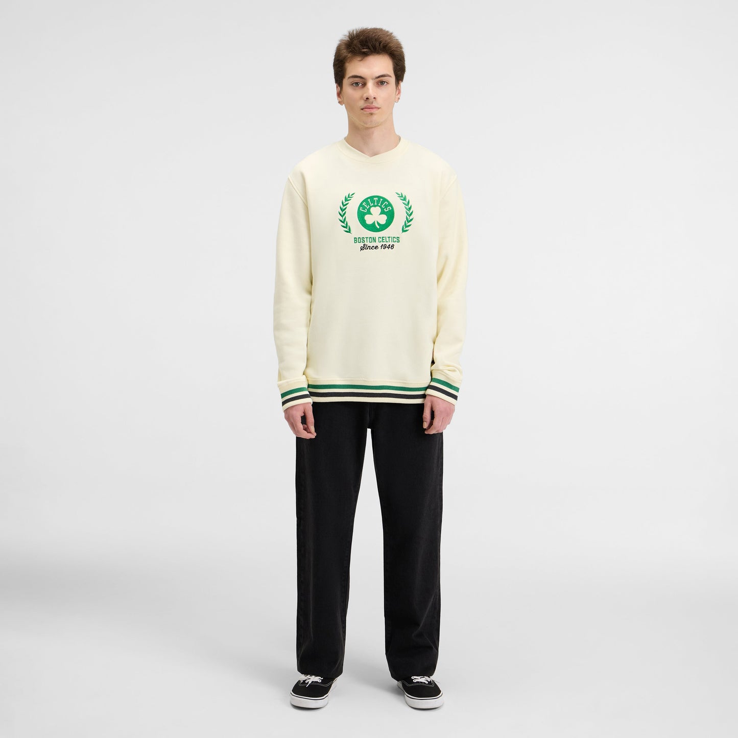 Athletics Throwback Chrome White Crewneck