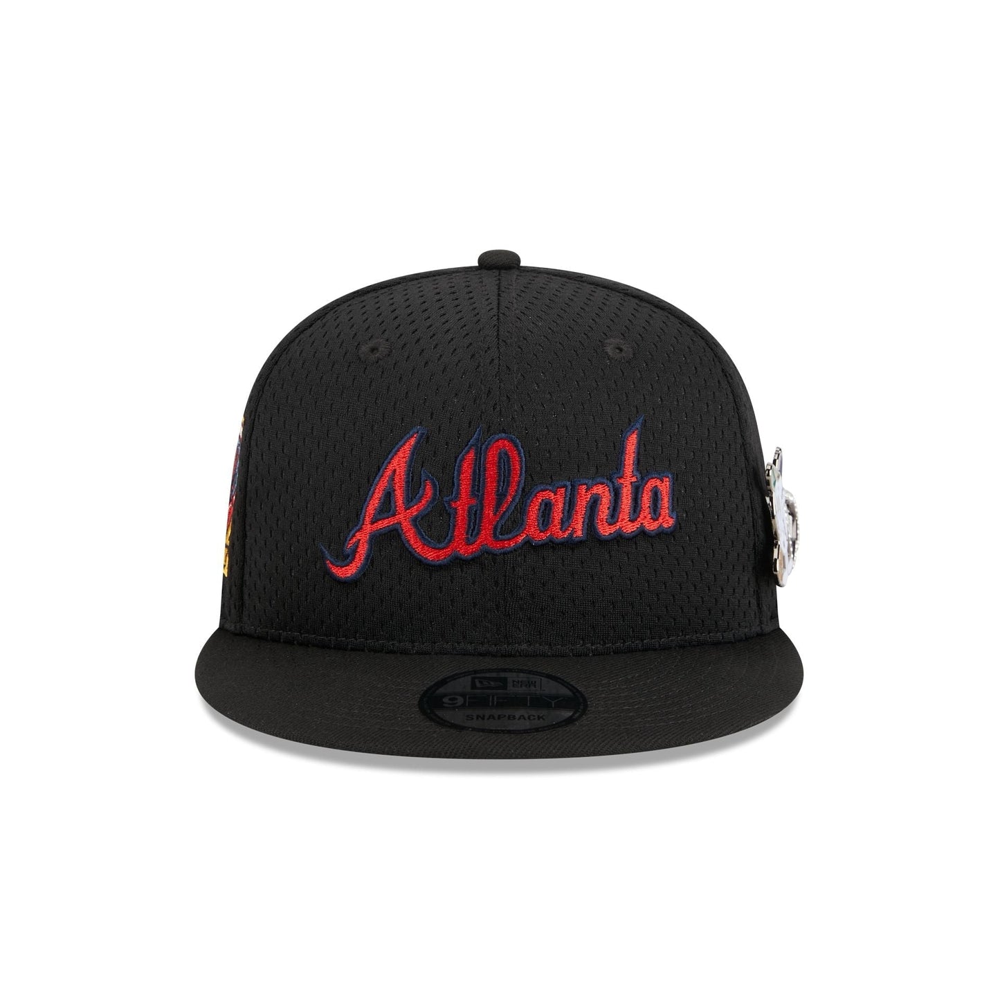 Atlanta Braves Post-Up Pin 9FIFTY Snapback Hat
