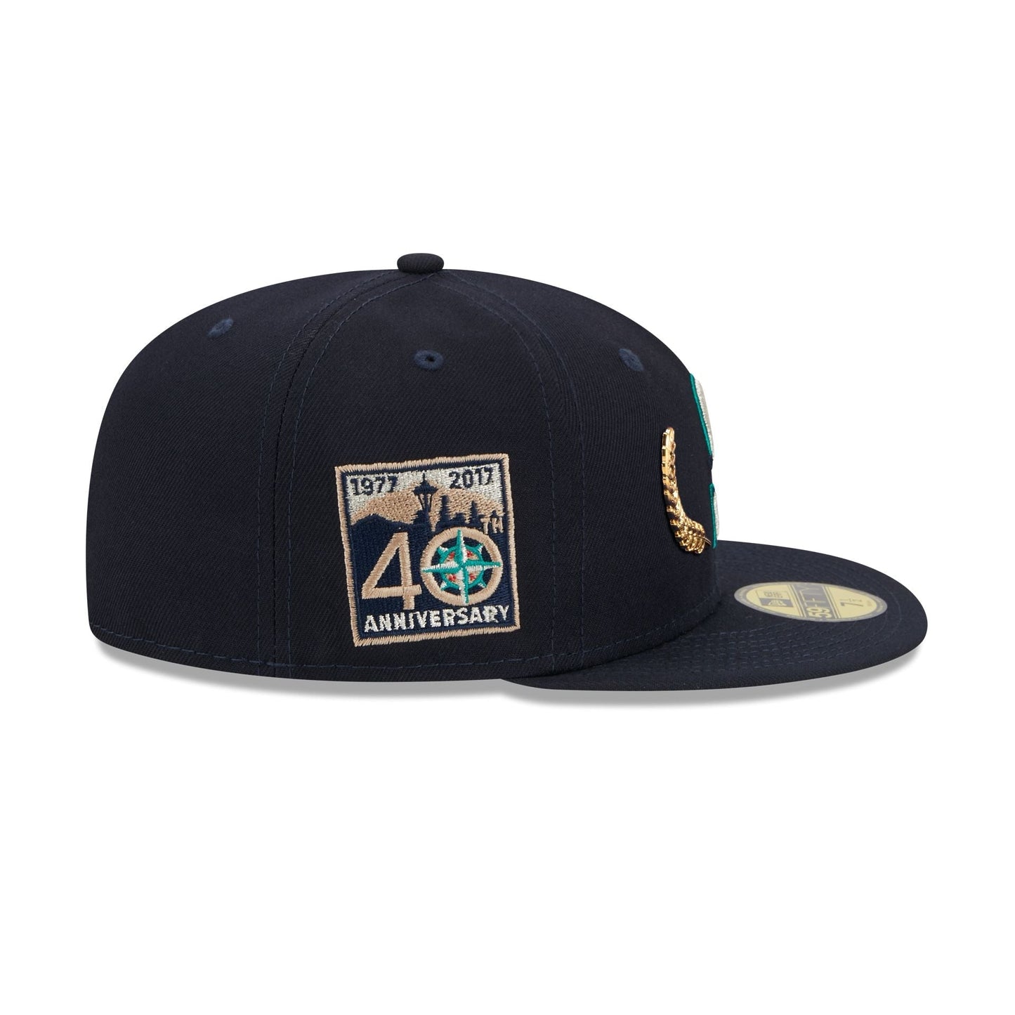 Seattle Mariners Gold Leaf 59FIFTY Fitted Hat