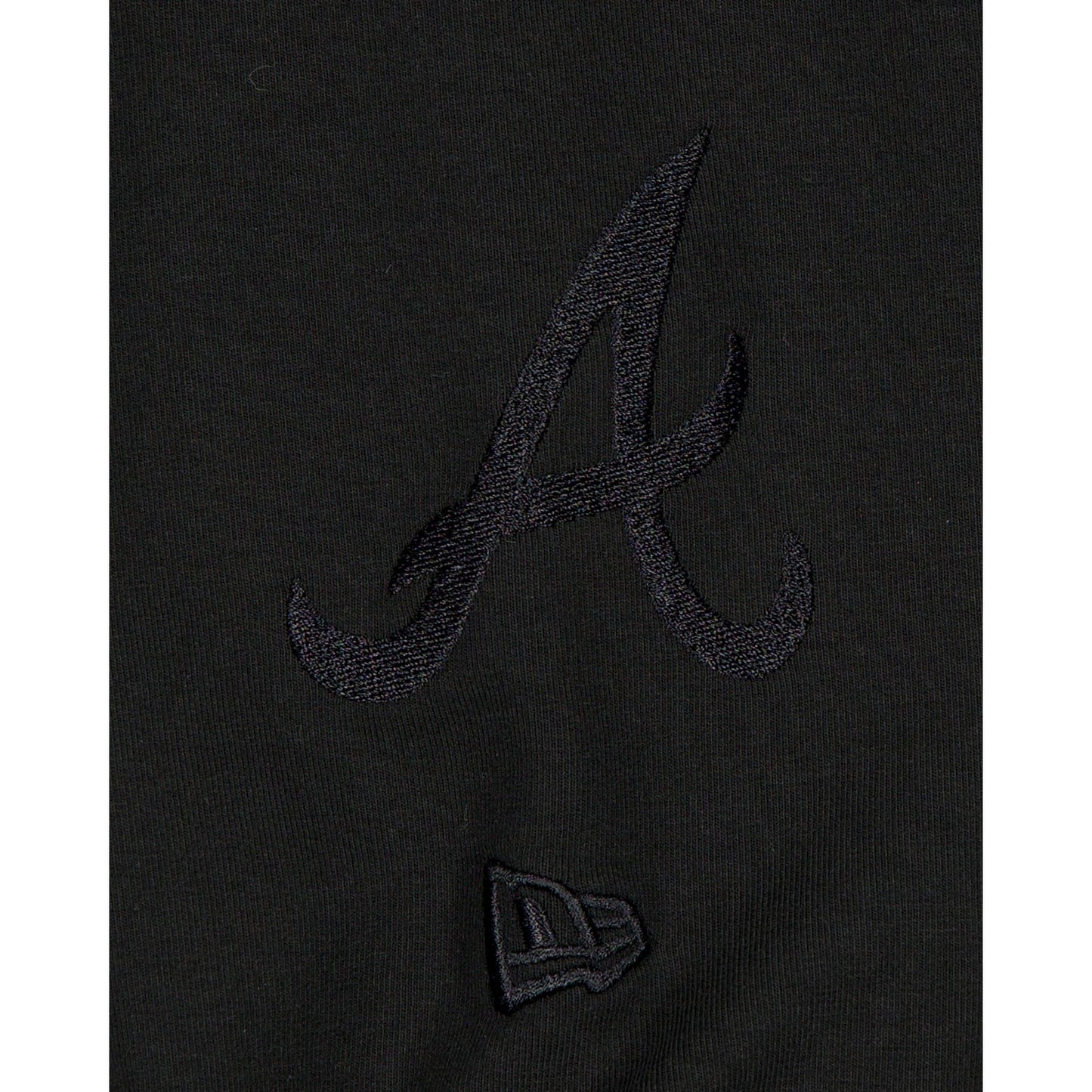 Atlanta Braves Black on Black Logo Select Hoodie