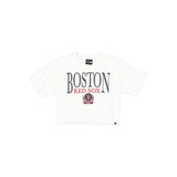 Boston Red Sox Throwback Prep Women's Cropped T-Shirt