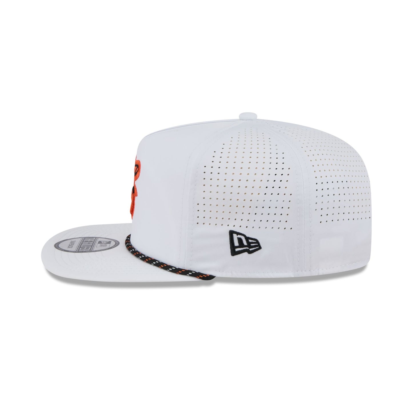 Baltimore Orioles Optic White Performance Rope Golfer Hat