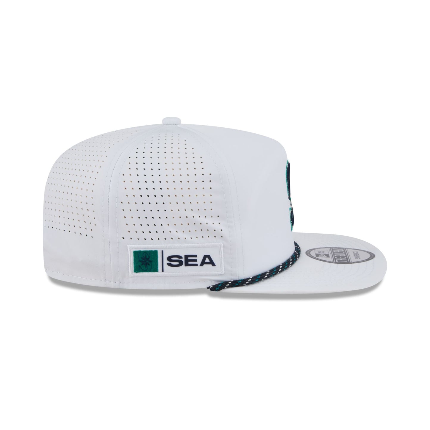 Seattle Mariners Optic White Performance Rope Golfer Hat
