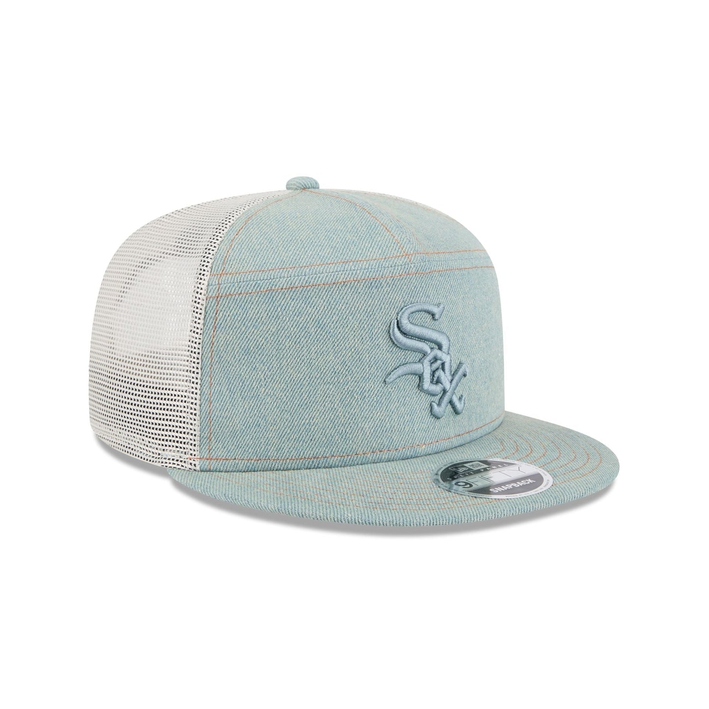 Chicago White Sox Denim 9FIFTY Split Panel Trucker Hat
