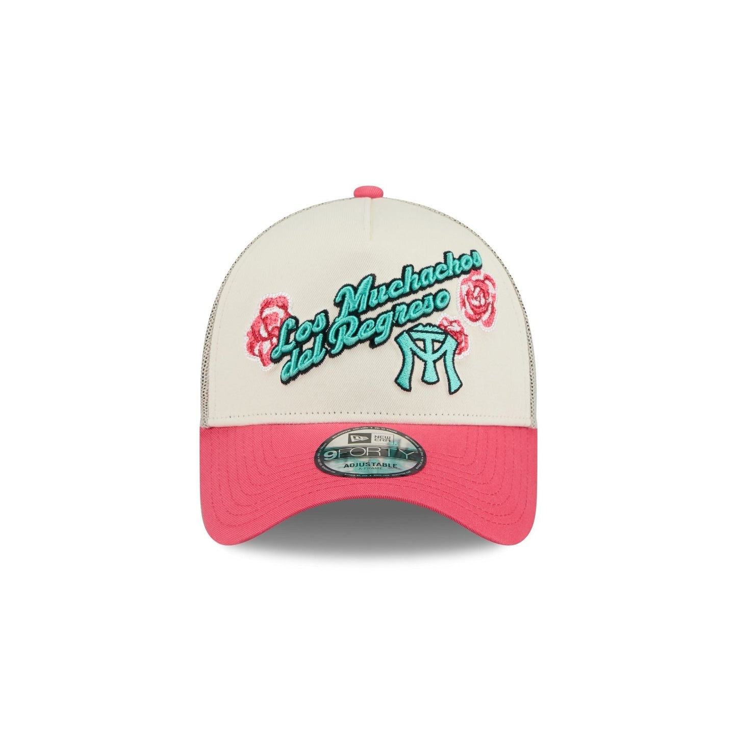Sultanes de Monterrey Two-Tone Pink Rose 9FORTY A-Frame Snapback Hat