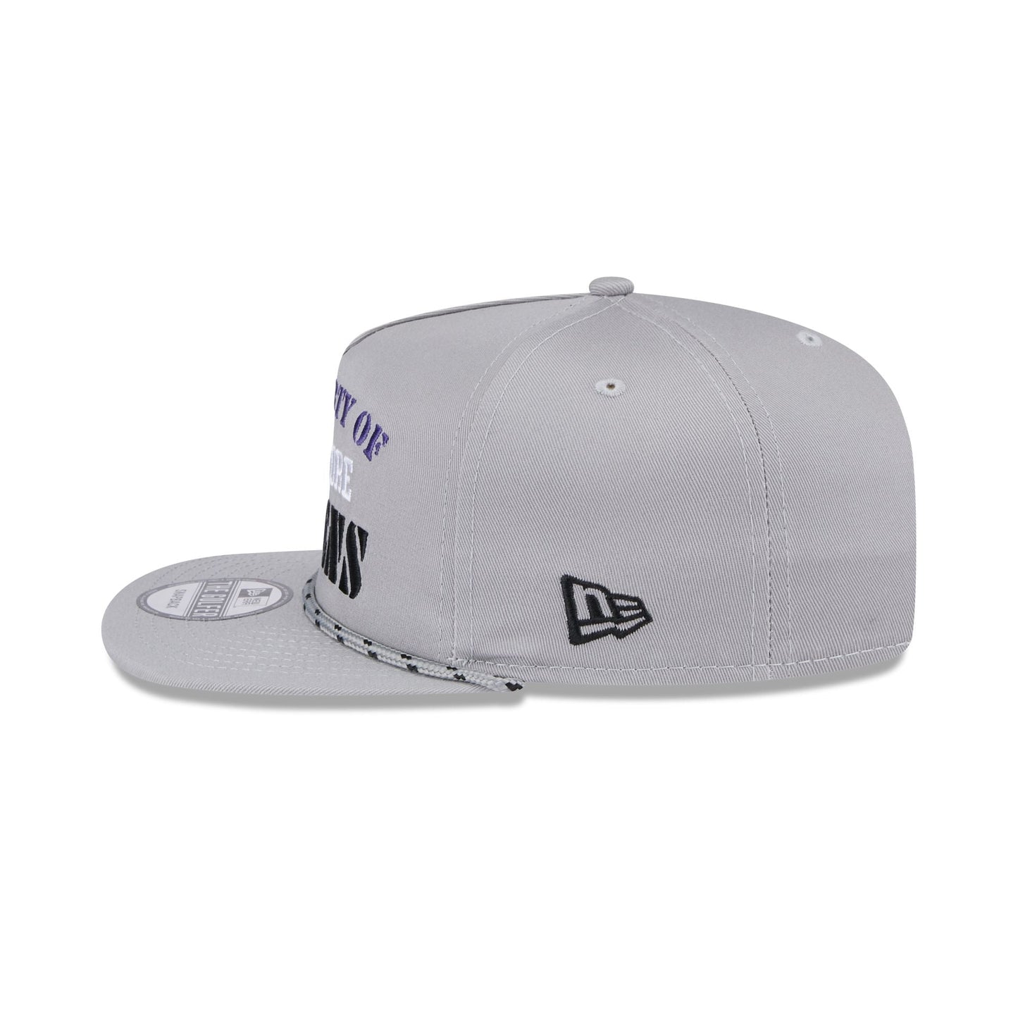 Baltimore Ravens Vintage Gray Rope Golfer Hat