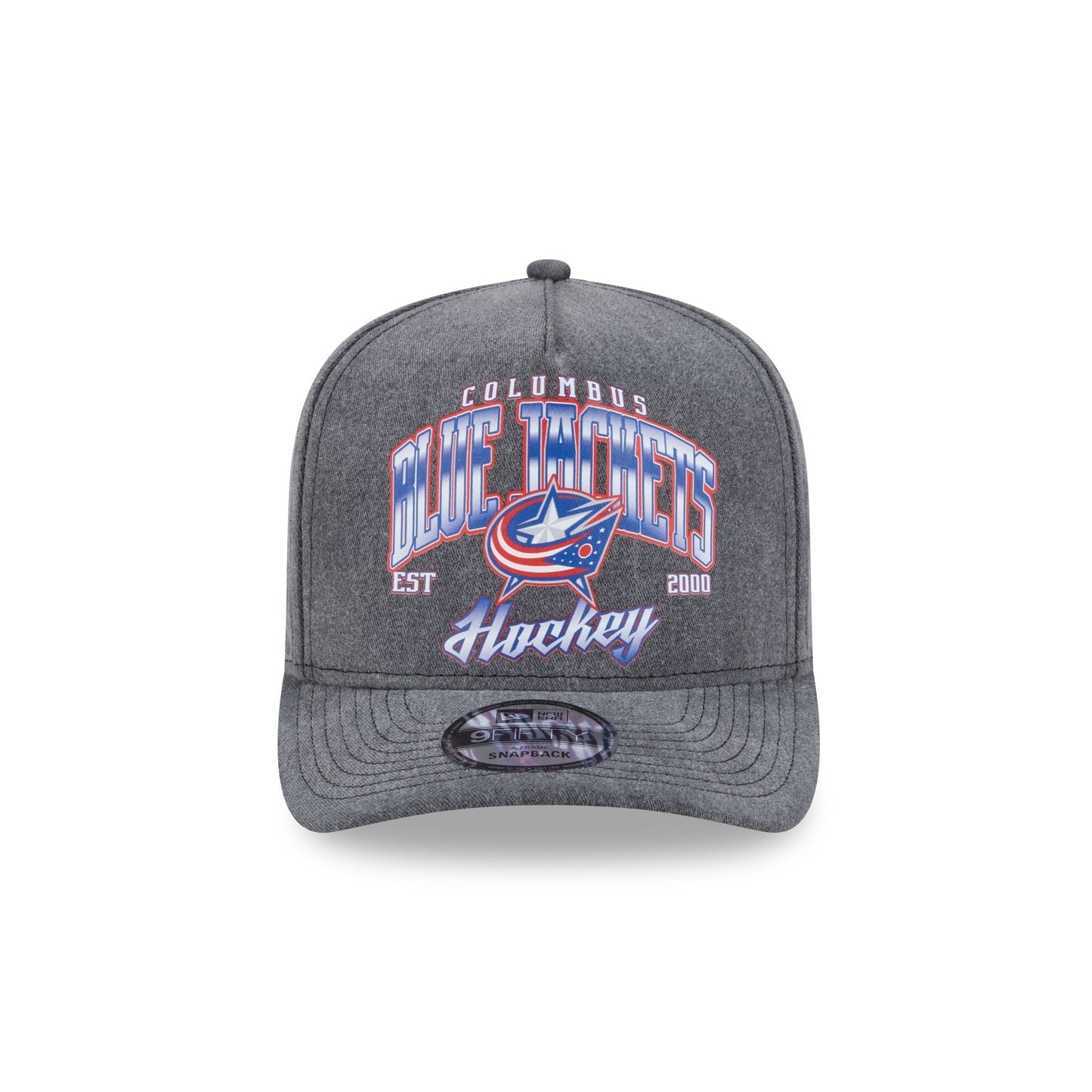 Columbus Blue Jackets Washed 9FIFTY A-Frame Snapback Hat