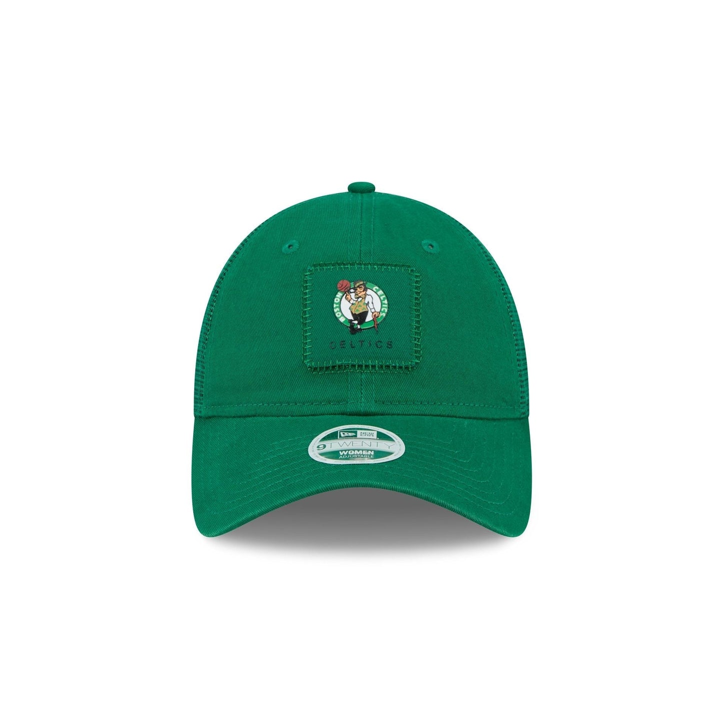 Boston Celtics Women's Square Stitch 9TWENTY Trucker Hat