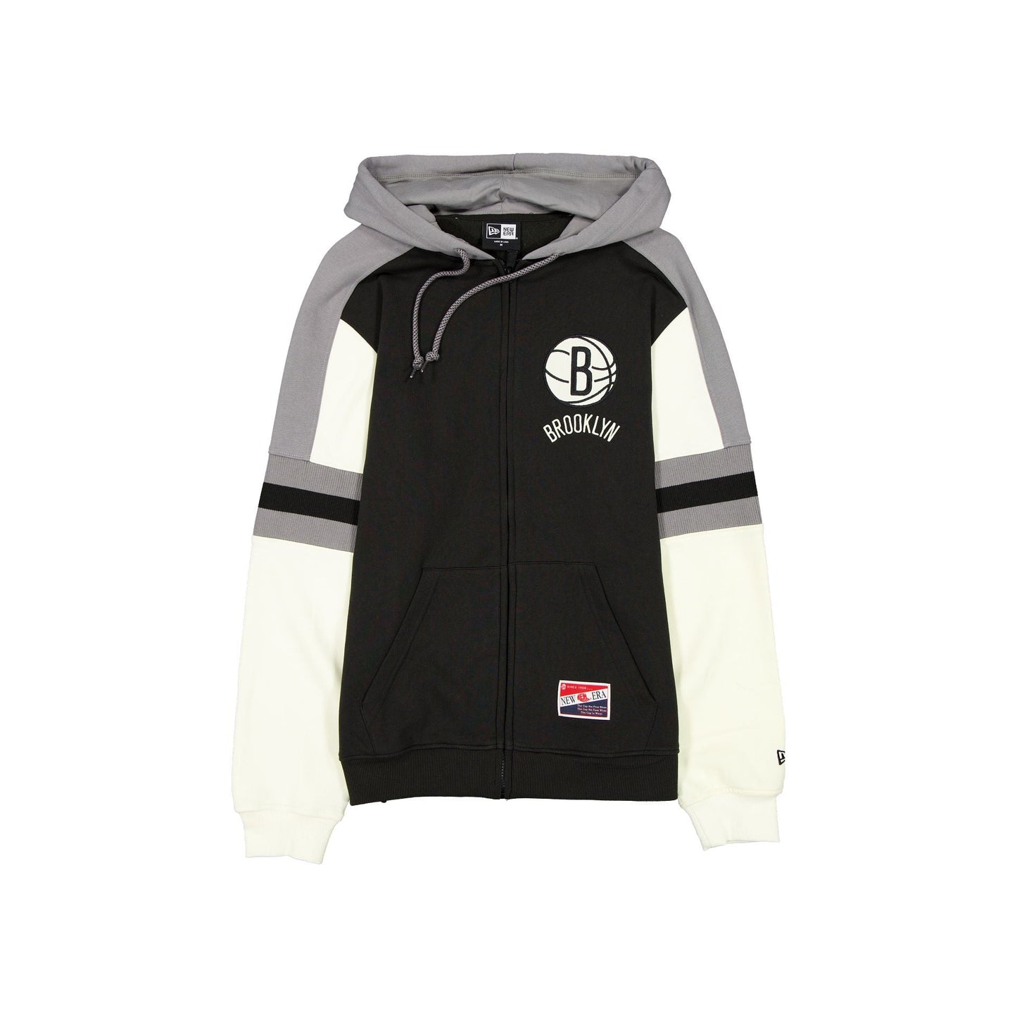 Brooklyn Nets Throwback Zipper Hoodie