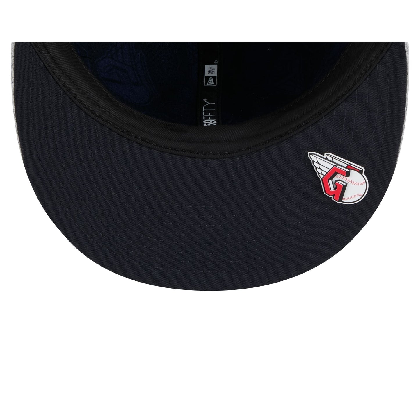 Cleveland Guardians 2025 Clubhouse Gray 59FIFTY Fitted Hat