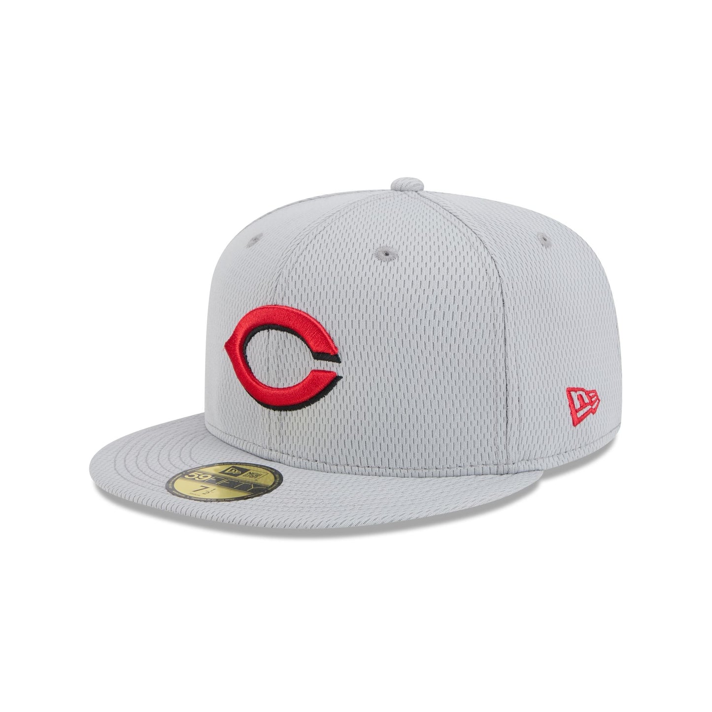 Cincinnati Reds 2025 Clubhouse Gray 59FIFTY Fitted Hat