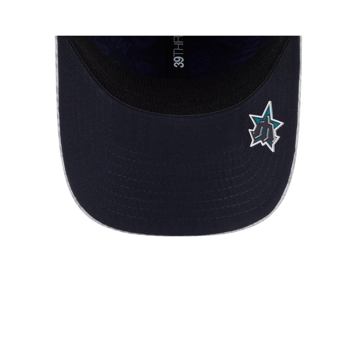 Seattle Mariners 2025 Clubhouse Gray 39THIRTY Stretch Fit