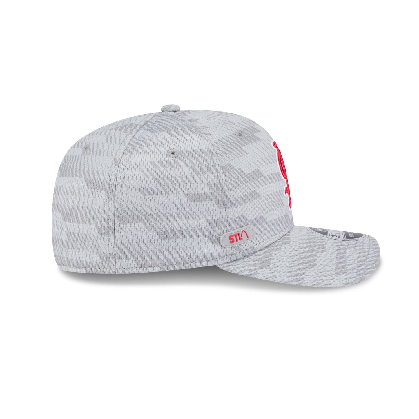 St. Louis Cardinals 2025 Clubhouse Gray 9SEVENTY Stretch-Snap Hat