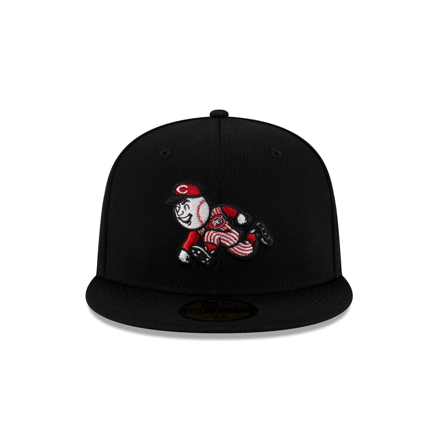 Cincinnati Reds 2025 Clubhouse Alt Black 59FIFTY Fitted Hat