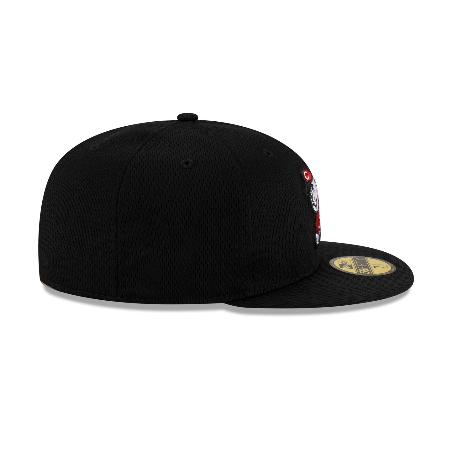 Cincinnati Reds 2025 Clubhouse Alt Black 59FIFTY Fitted Hat