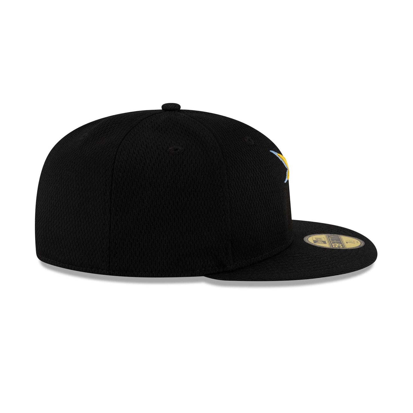 Tampa Bay Rays 2025 Clubhouse Alt Black 59FIFTY Fitted Hat