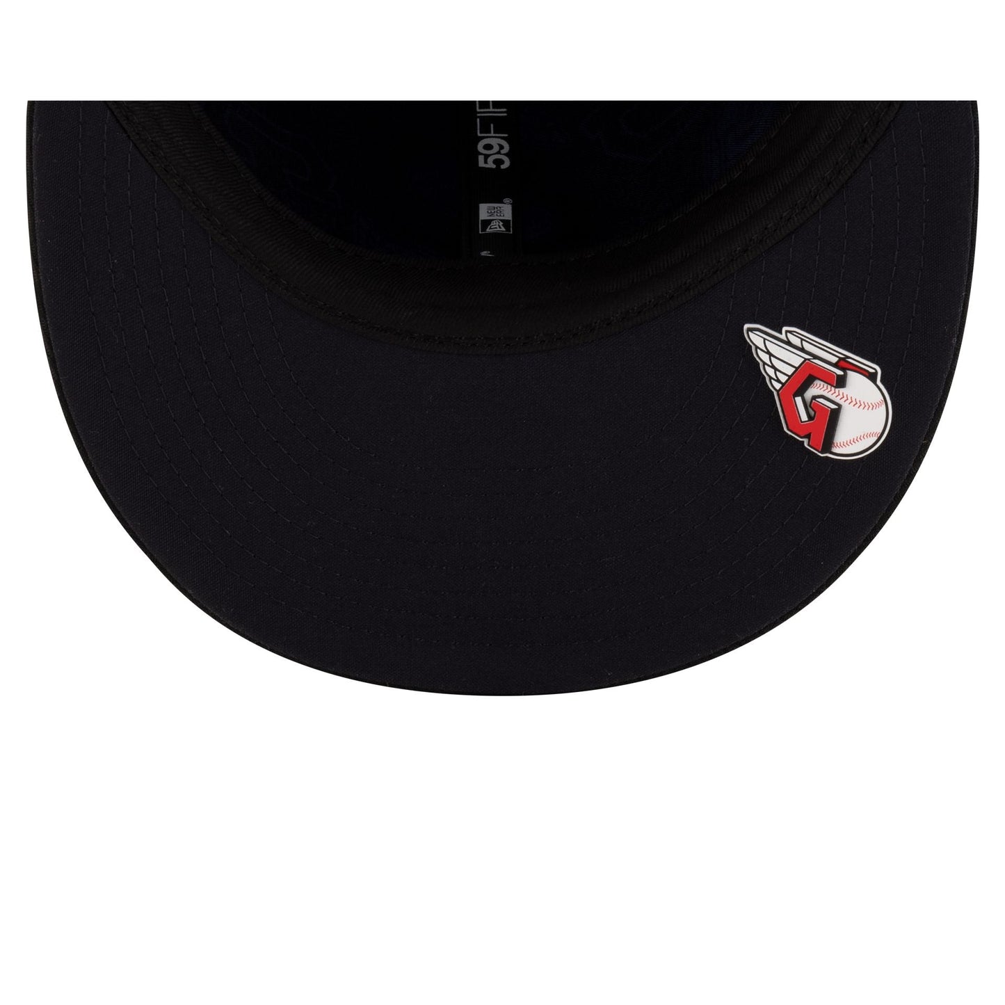 Cleveland Guardians 2025 Clubhouse Black 59FIFTY Fitted Hat