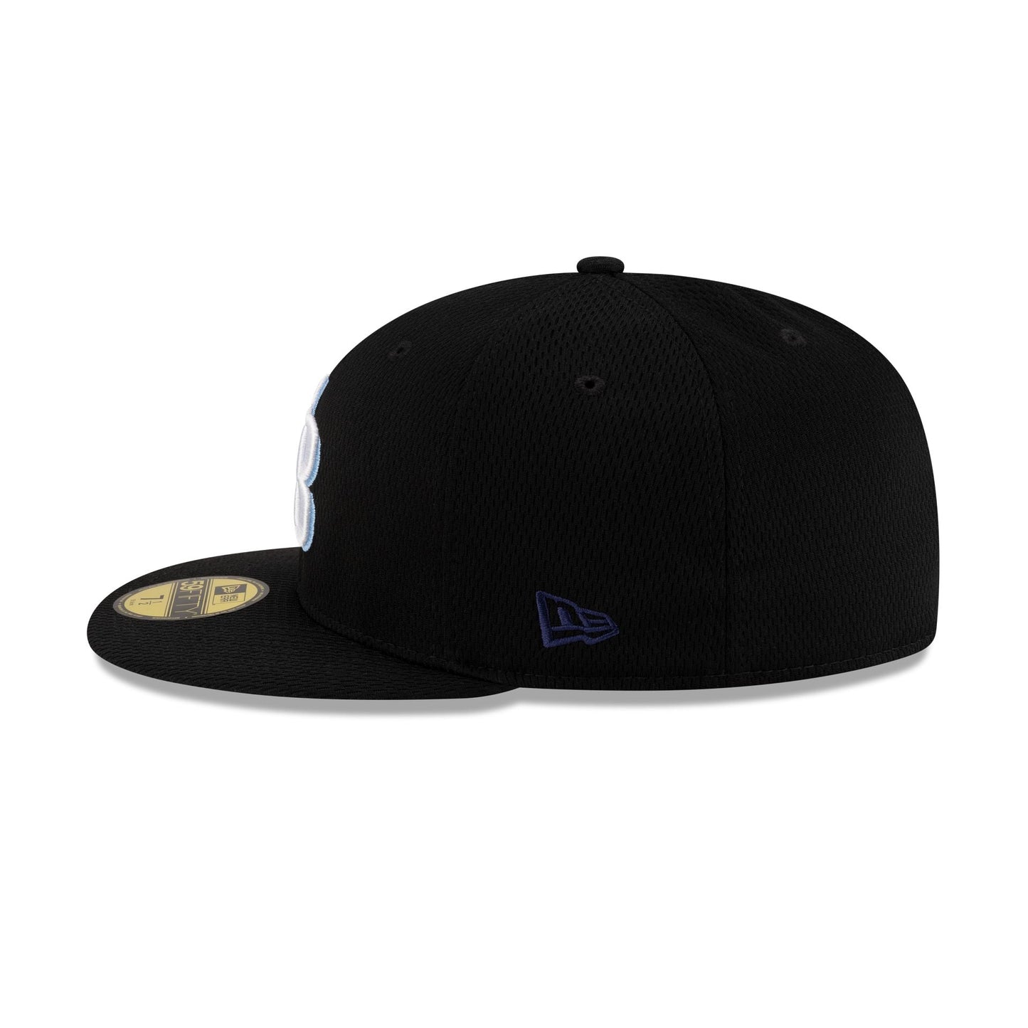 Tampa Bay Rays 2025 Clubhouse Black 59FIFTY Fitted Hat