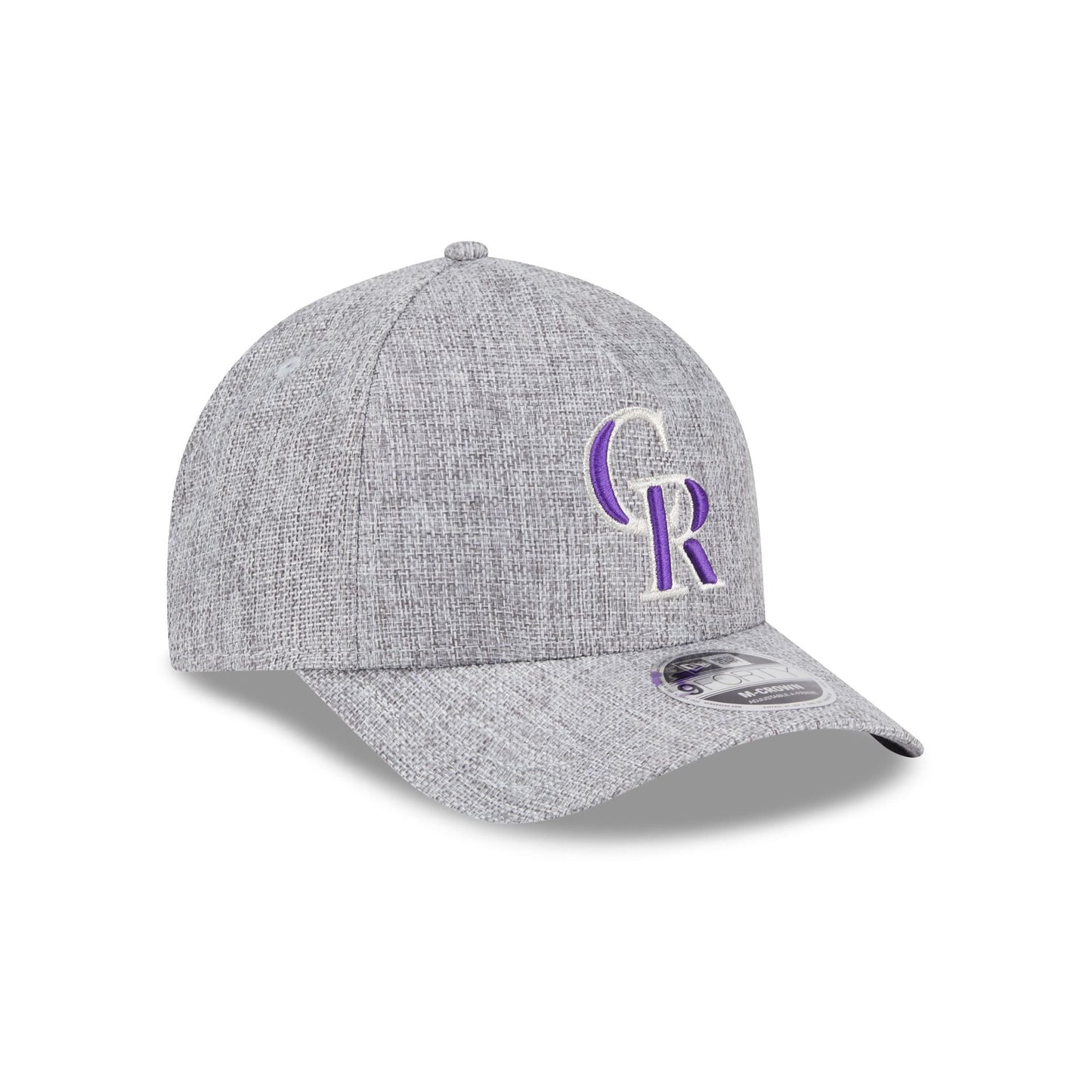 Colorado Rockies Cotton Weave Gray 9FORTY M-Crown A-Frame Snapback Hat