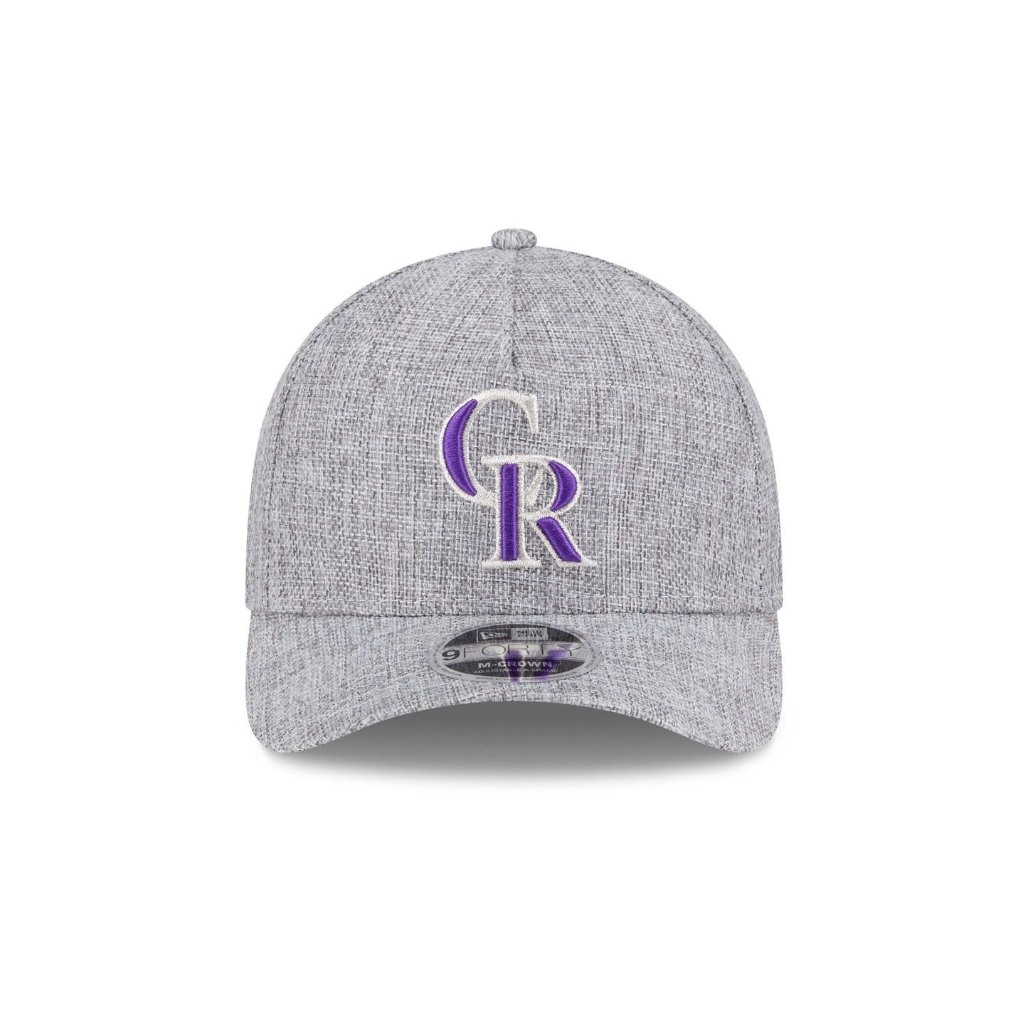 Colorado Rockies Cotton Weave Gray 9FORTY M-Crown A-Frame Snapback Hat