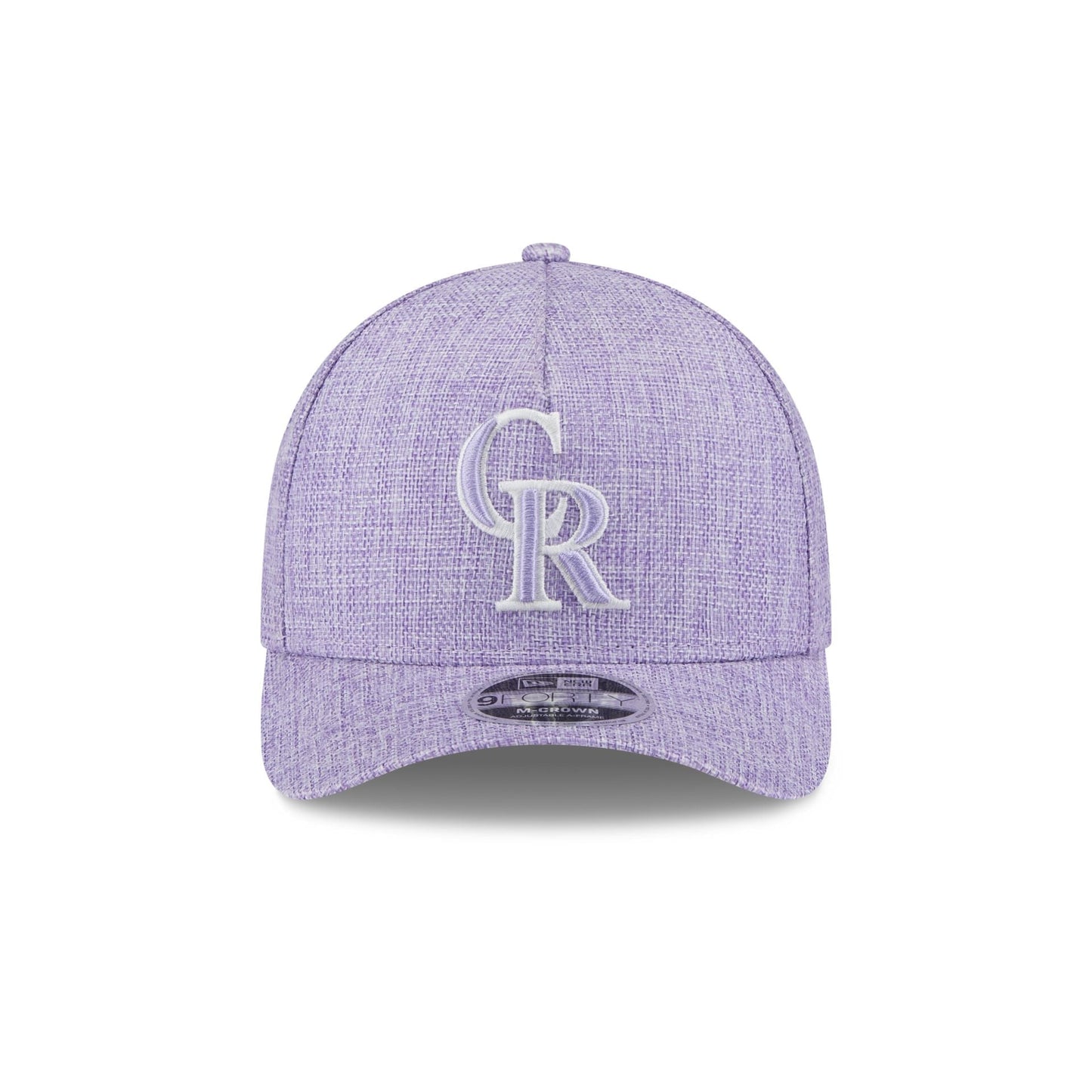 Colorado Rockies Cotton Weave Purple 9FORTY M-Crown A-Frame Snapback Hat