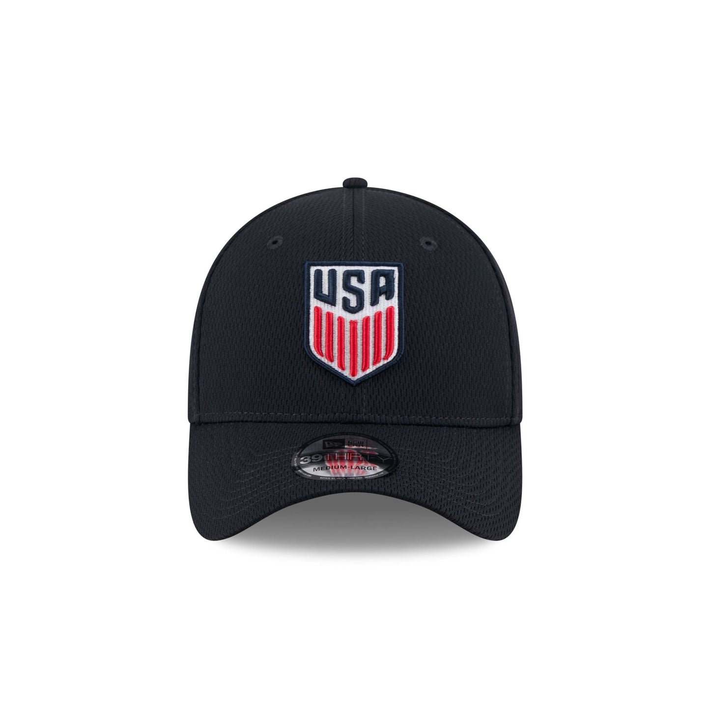 US Soccer Men's National Team Rear Wordmark 39THIRTY Stretch Fit Hat