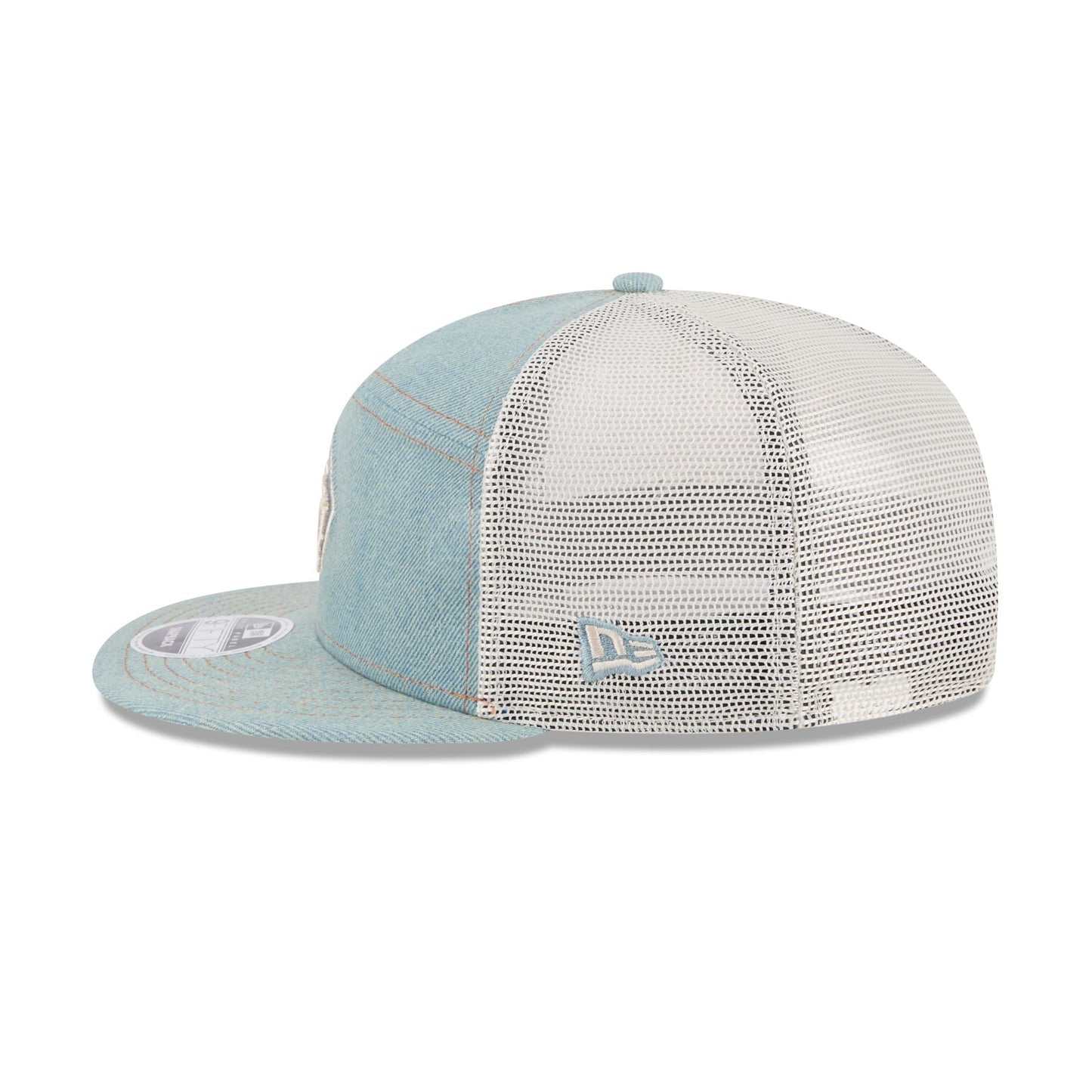 Connecticut Huskies Denim 9FIFTY Split Panel Trucker Hat