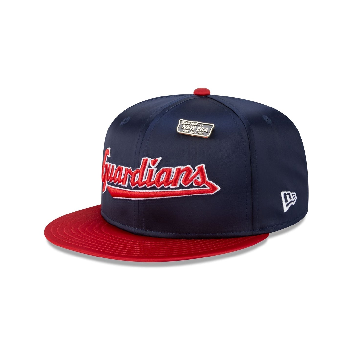 Cleveland Guardians Satin Pin 9FIFTY Snapback Hat