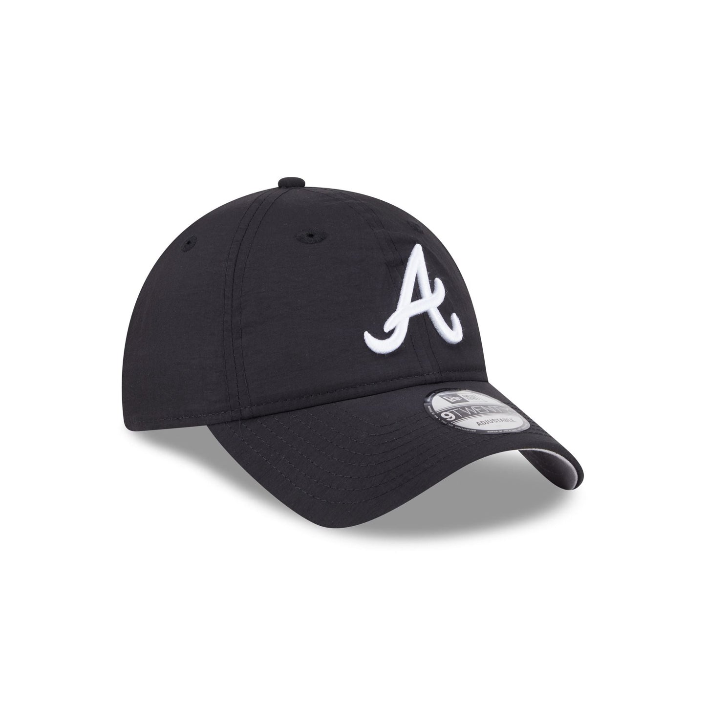 Atlanta Braves Everyday Nylon Black 9TWENTY Adjustable Hat