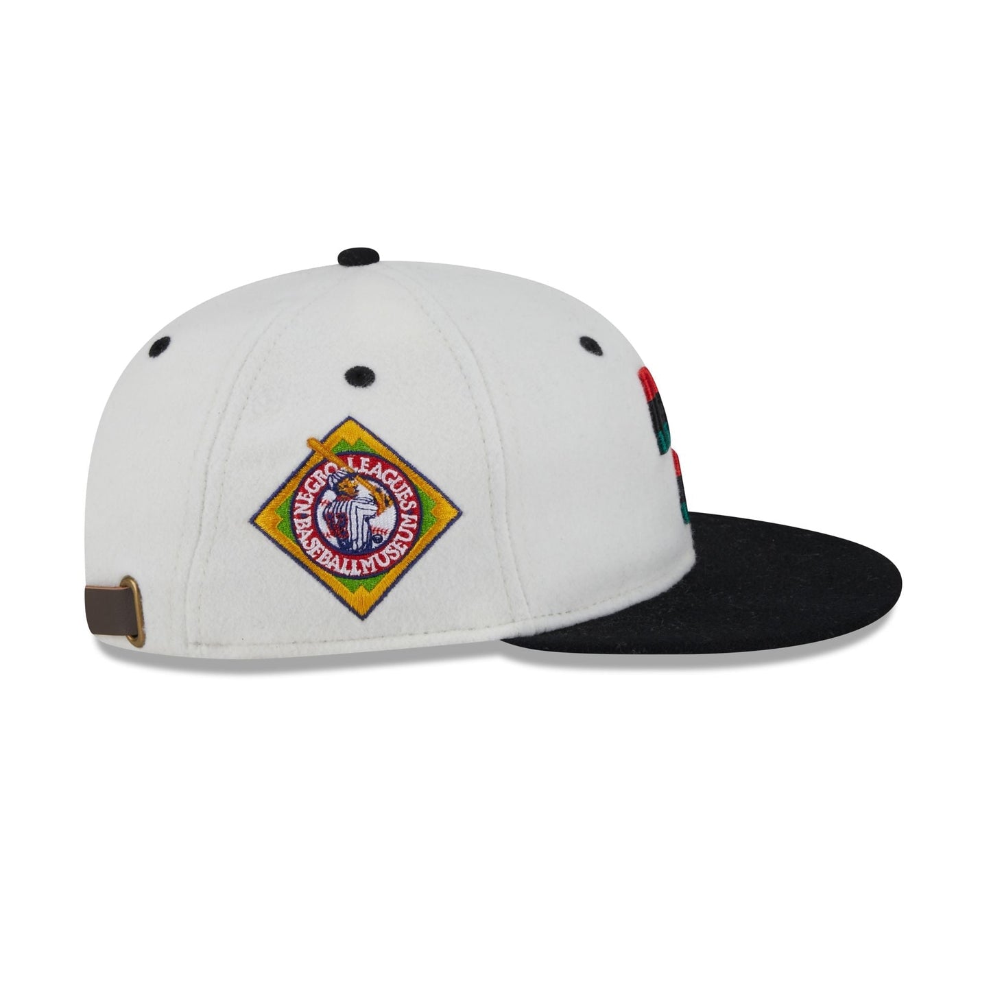 Birmingham Black Barons Tri Color Retro Crown 9FIFTY Snapback Hat
