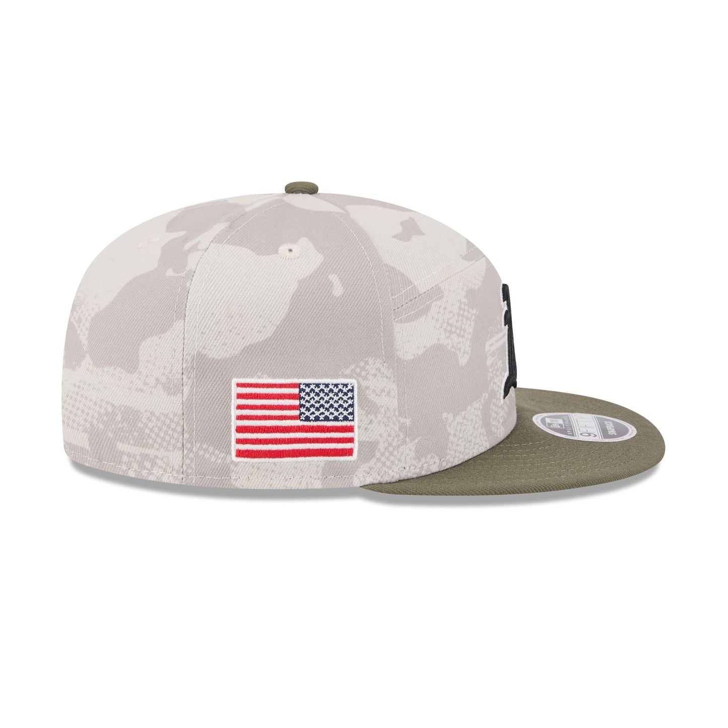 Athletics Armed Forces Day 2025 9FIFTY Split Panel Snapback Hat