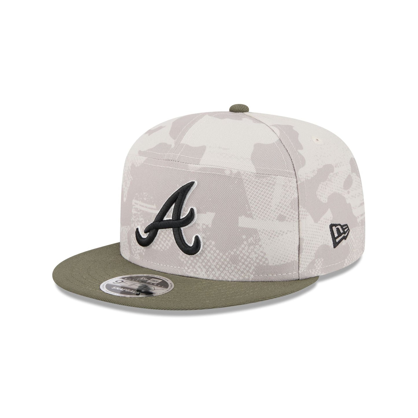 Atlanta Braves Armed Forces Day 2025 9FIFTY Split Panel Snapback Hat