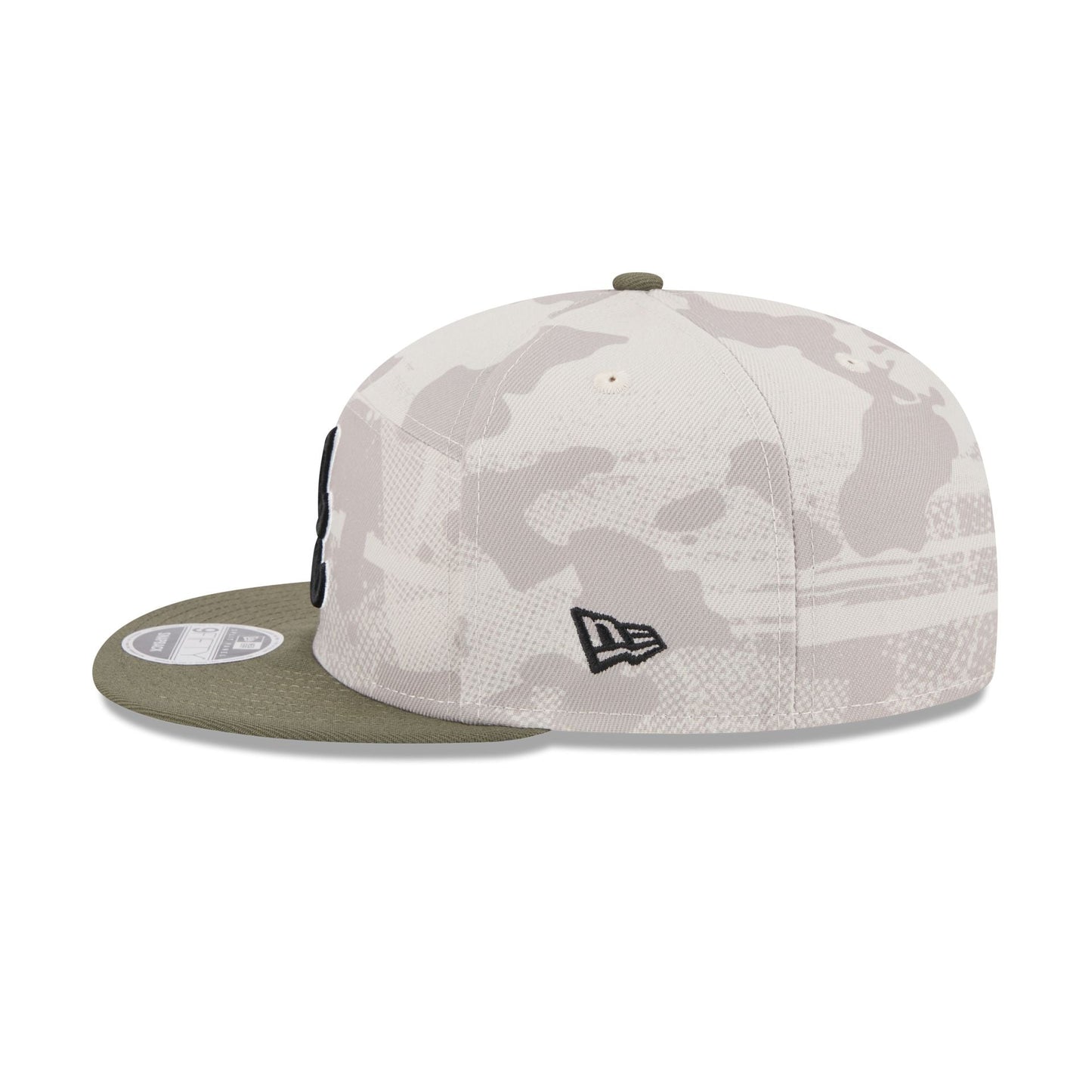 Atlanta Braves Armed Forces Day 2025 9FIFTY Split Panel Snapback Hat