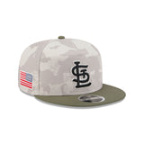 St. Louis Cardinals Armed Forces Day 2025 9FIFTY Split Panel Snapback Hat