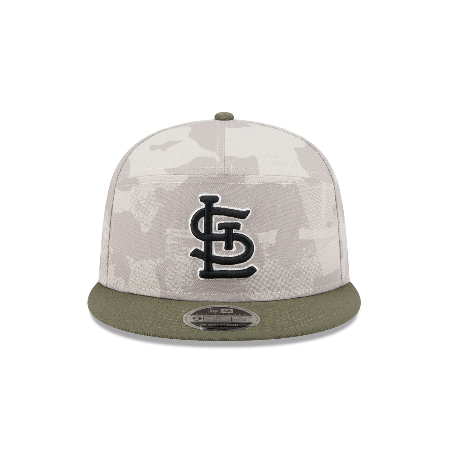 St. Louis Cardinals Armed Forces Day 2025 9FIFTY Split Panel Snapback Hat