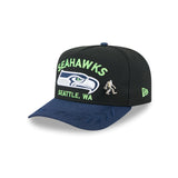 Seattle Seahawks 2025 Draft Black 59FIFTY A-Frame Fitted Hat