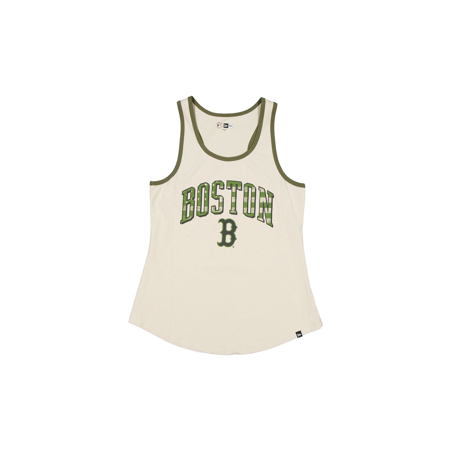 Boston Red Sox Armed Forces Day 2025 Women's Stone Tank Top