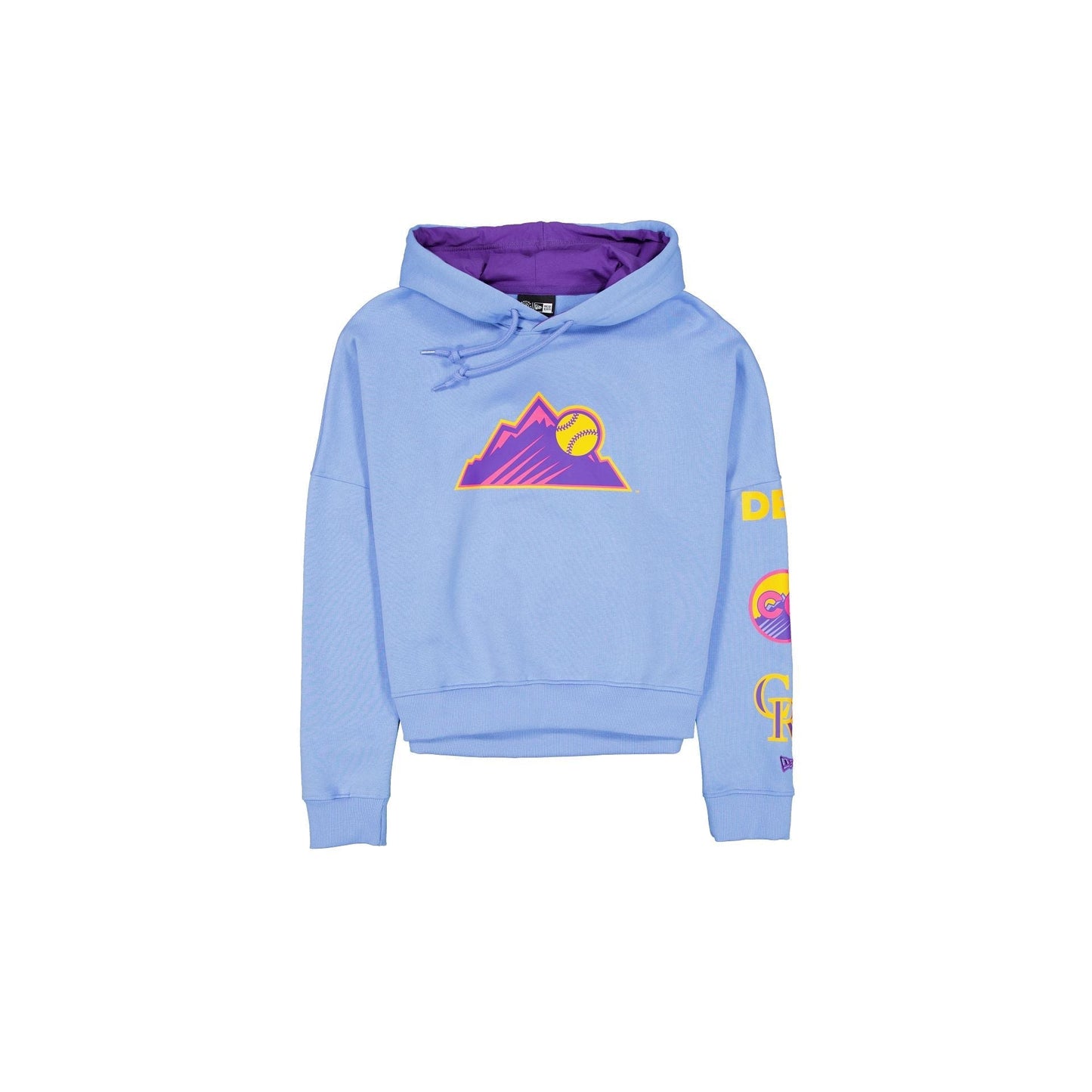 Colorado Rockies City Connect Women's Pastel Blue Hoodie