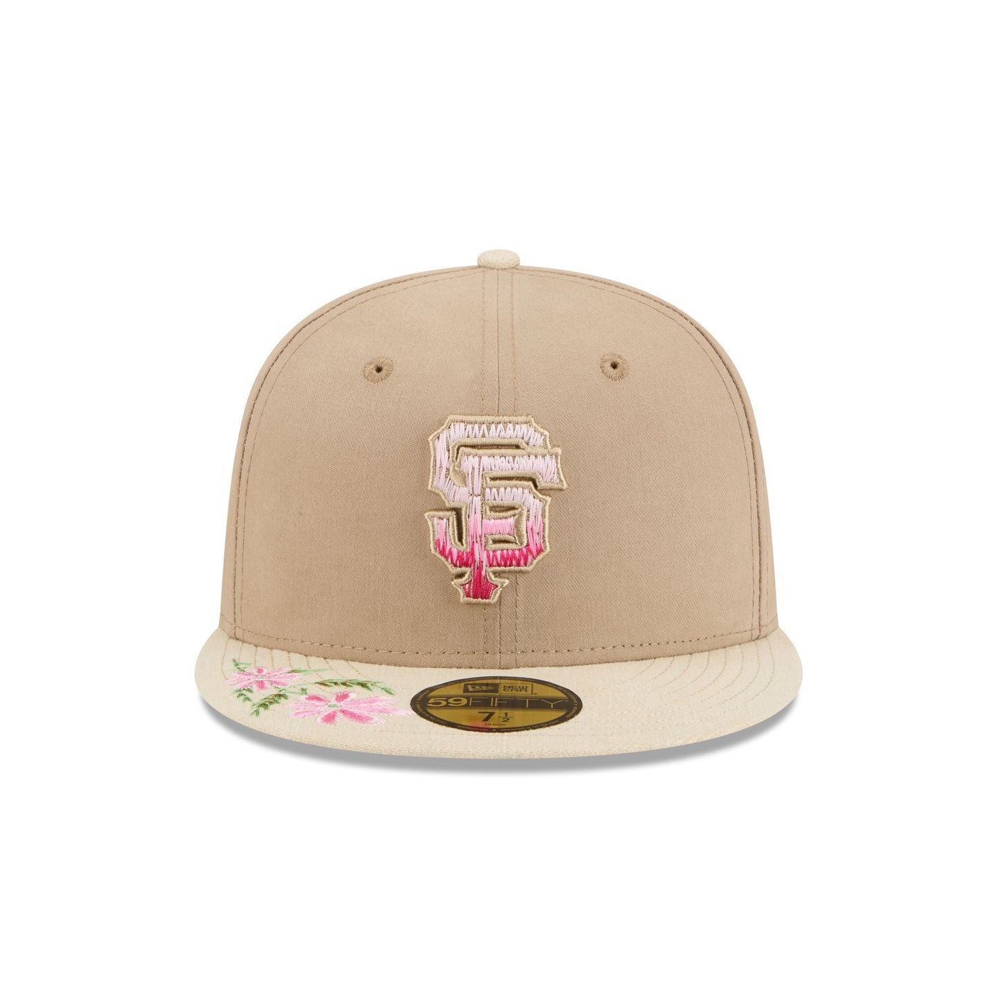 San Francisco Giants Hand Stitched Floral 59FIFTY Fitted Hat