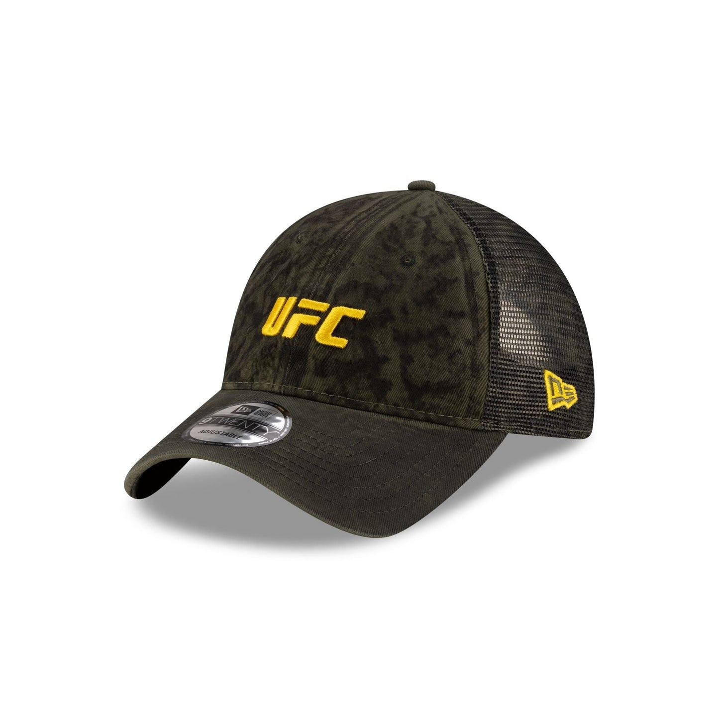 UFC Oil Wash Olive 9TWENTY Trucker Hat