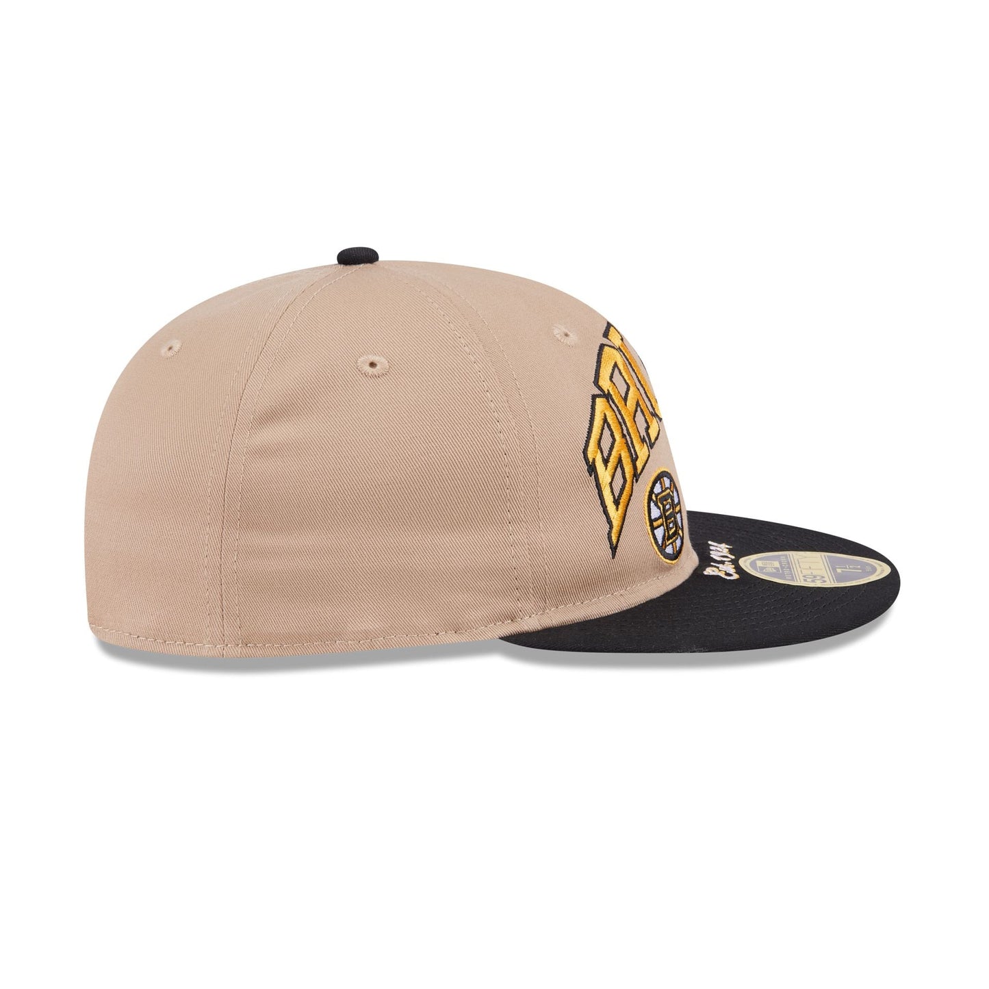 Boston Bruins Camel Retro Crown 59FIFTY Fitted Hat