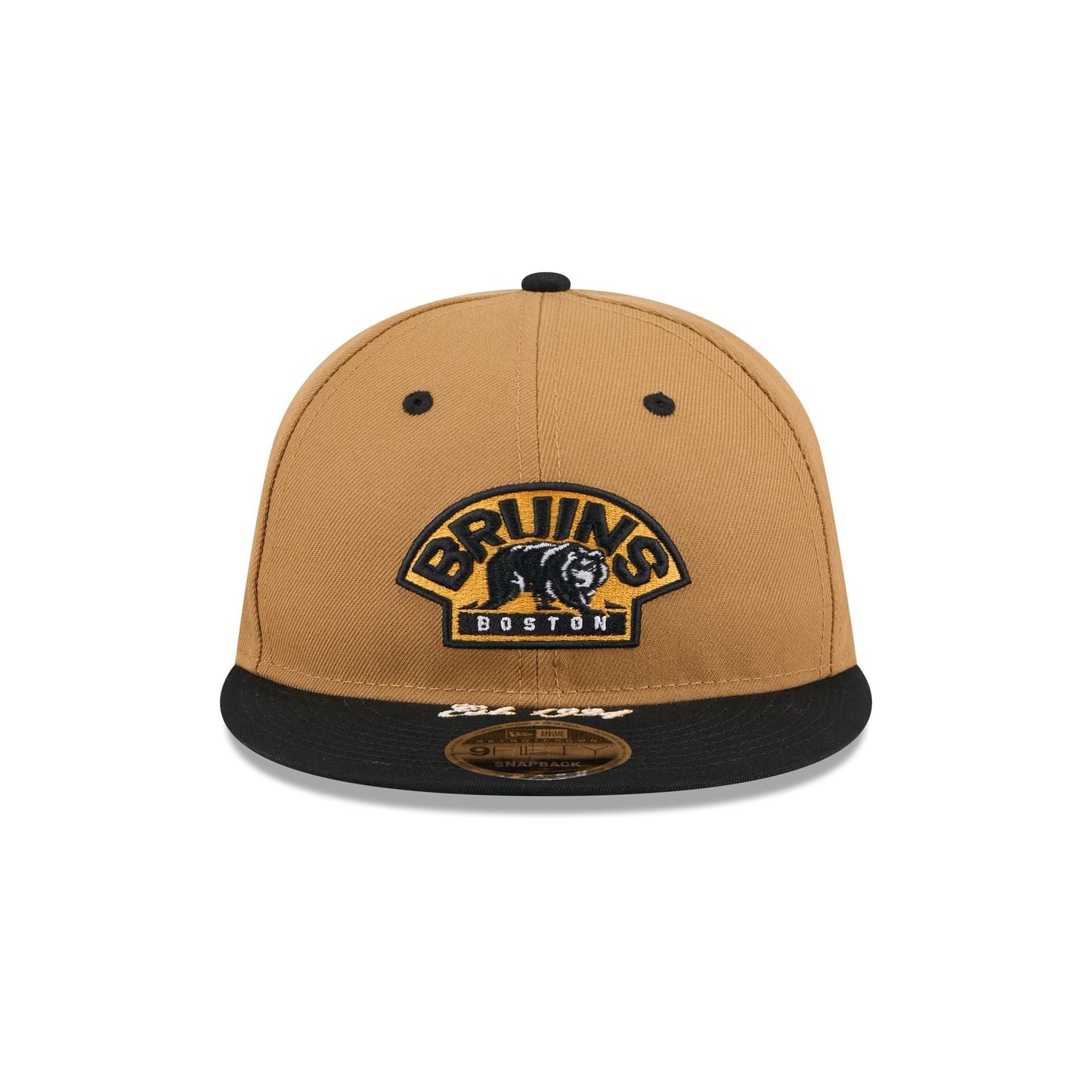 Boston Bruins Wheat Retro Crown 9FIFTY Snapback Hat