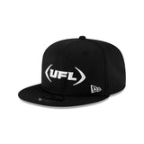 UFL Black 9FIFTY Snapback Hat