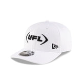 UFL White 9SEVENTY Stretch-Snap Hat