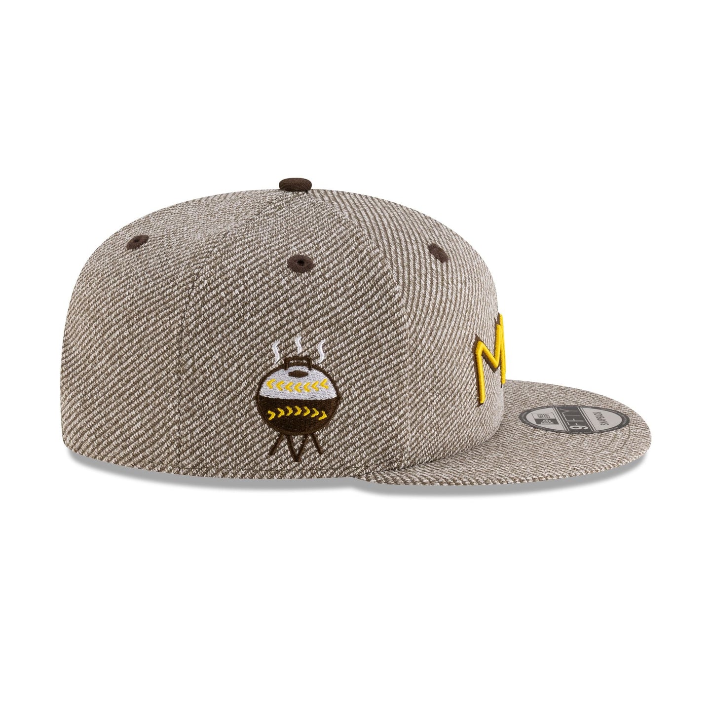 Tyler Herro x Milwaukee Brewers Heather Brown 9FIFTY Snapback Hat