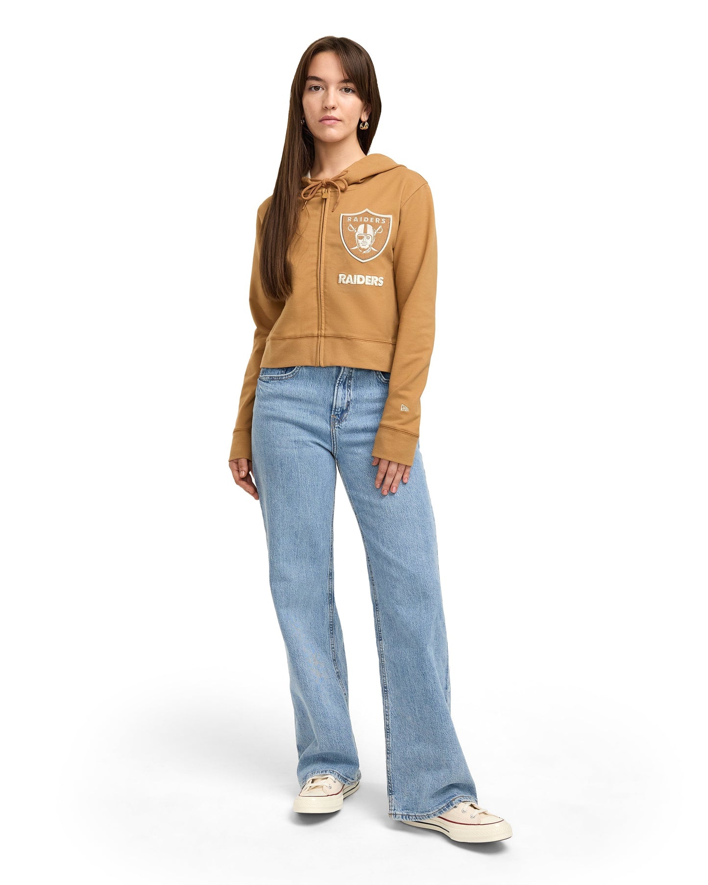 Buffalo Bills Light Bronze Logo Select Women's Full-Zip Hoodie