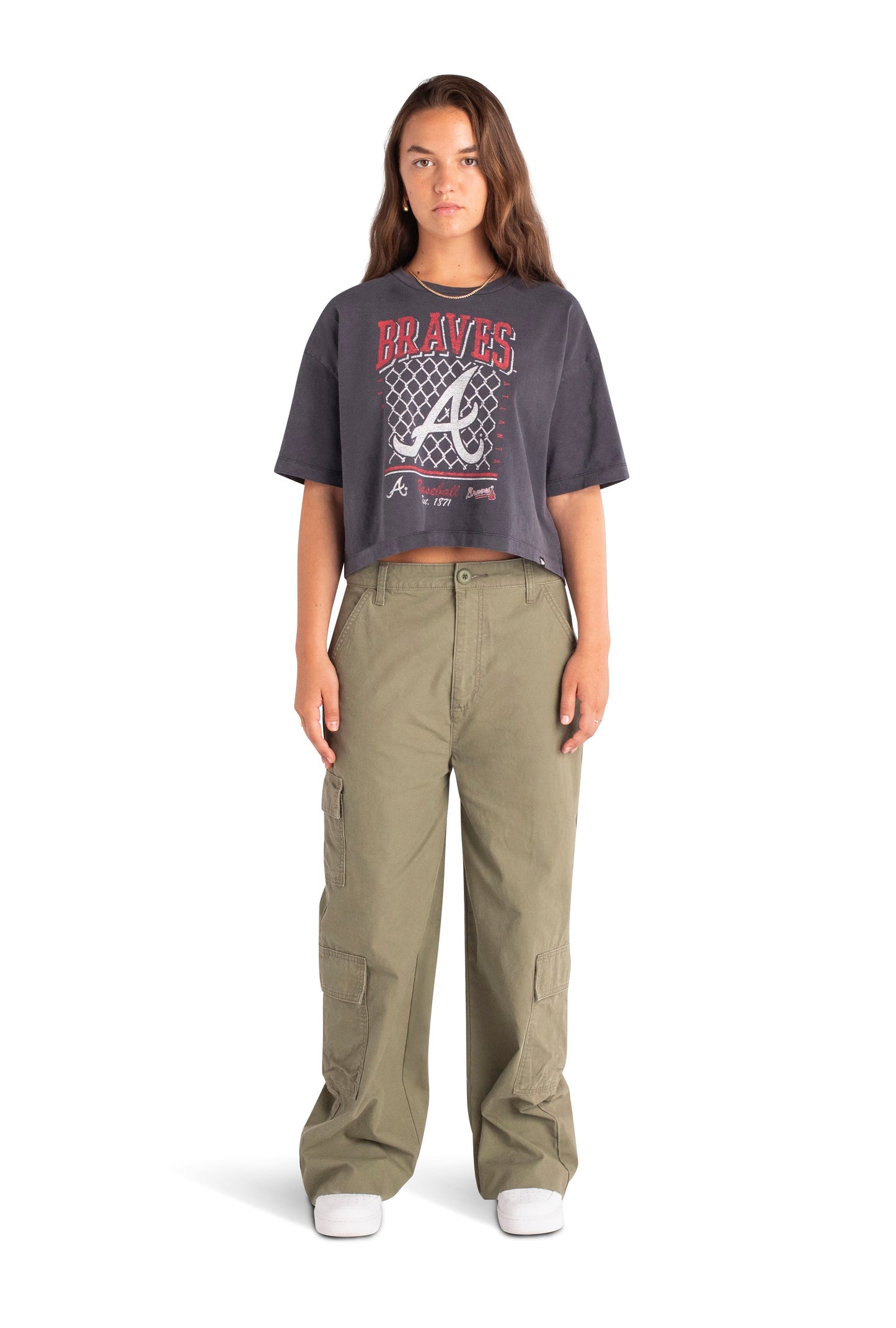 Atlanta Braves Old School Sport Women's T-Shirt