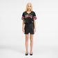 Toronto Blue Jays Throwback Cropped Women's T-Shirt