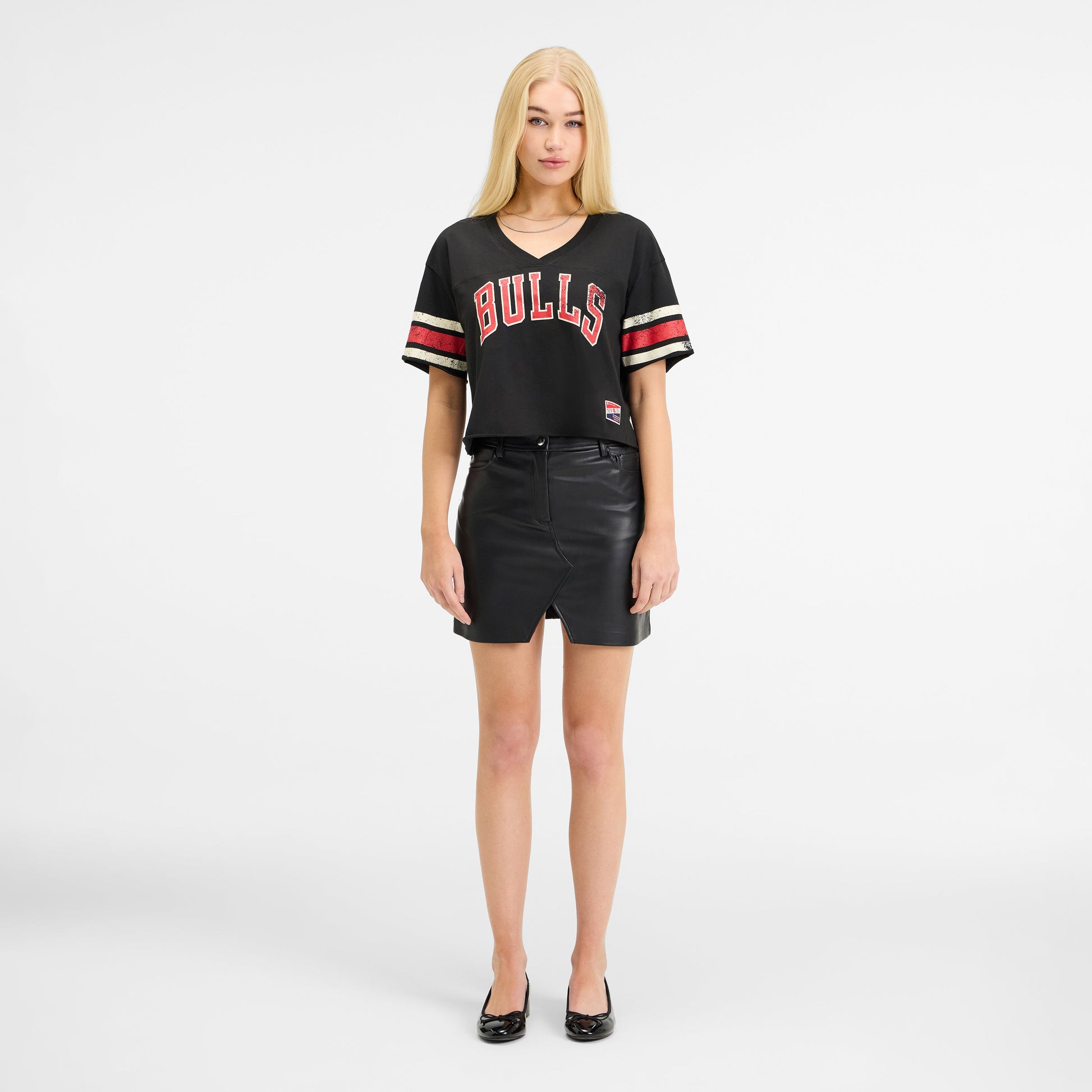 Toronto Blue Jays Throwback Cropped Women's T-Shirt