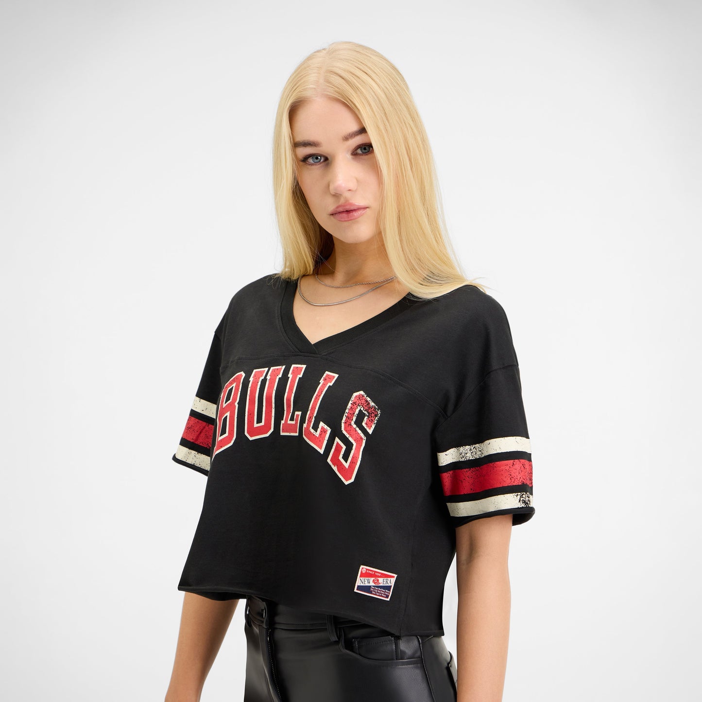 Boston Bruins Throwback Cropped Women's T-Shirt